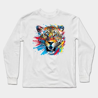 Panther Animal Freedom World Wildlife Wonder Abstract Long Sleeve T-Shirt